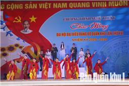 Sôi nổi chương trình văn nghệ chào mừng Đại hội Đảng bộ Quân khu lần XVI